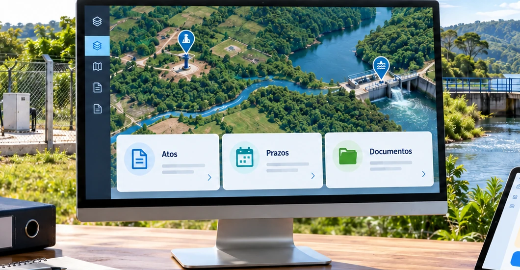 Gestão digital de ativos, prazos e documentos